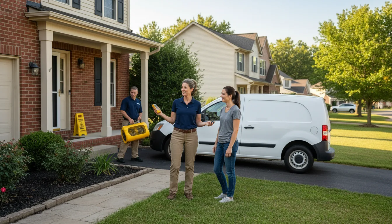 Residential water damage restoration in Mckeesport, PA